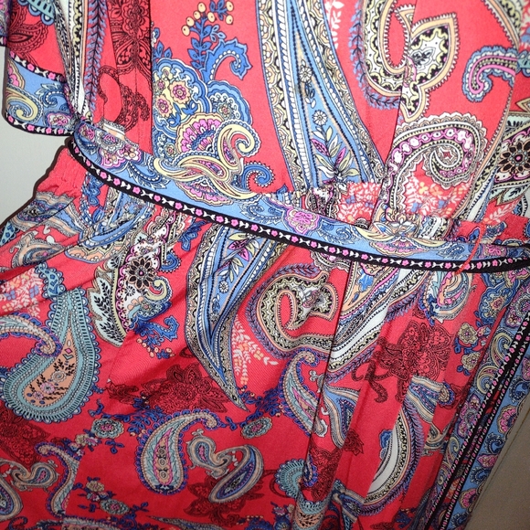 Bohemian style studio one dress plus size 14 - Picture 3 of 8